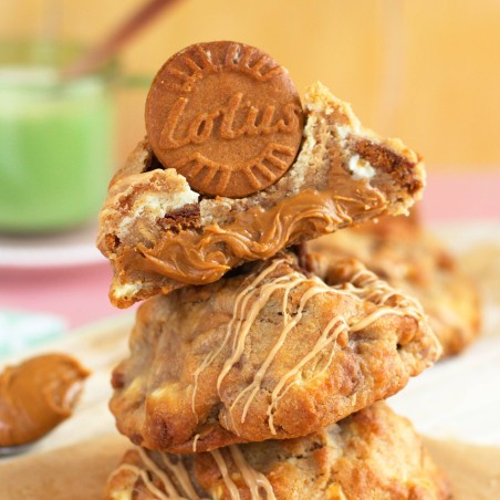 Big Biscoff | NY Cookie con Lotus, Chocolate Blanco y Chocolate Gold