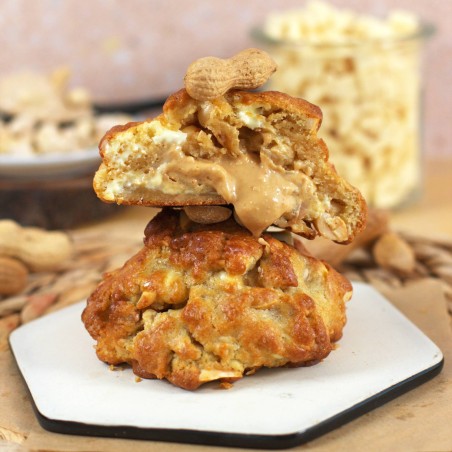 Peanut Queen | NY Cookie con Cacahuetes tostados, Chocolate Blanco y Crema de Cacahuete
