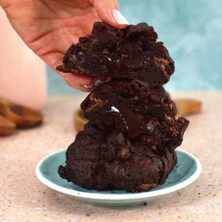 Matilda |NY Cookie de chocolate con Chocolate con leche y relleno Coulant