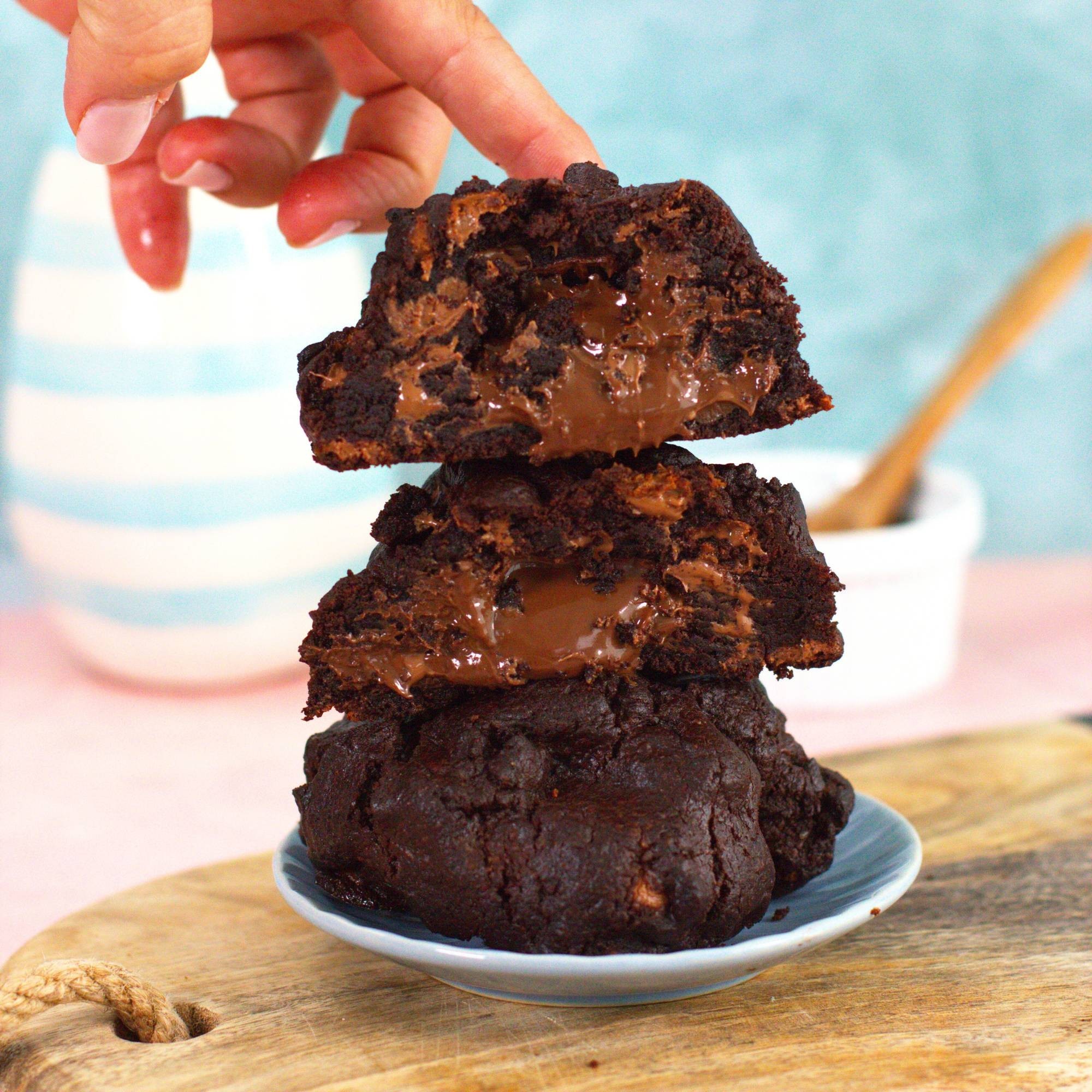Chocolate Nutella |NY Cookie de Chocolate con Chocolate con leche y Nutella
