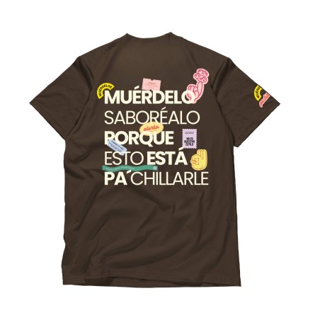 Camiseta Marrón Muérdelo Pa´Chillarle