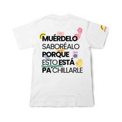 Camiseta Blanca Muérdelo Pa´Chillarle