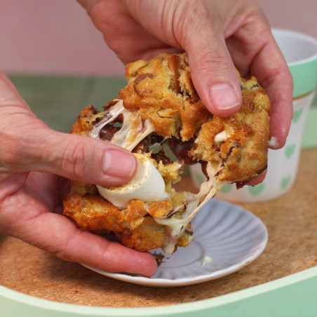 S´More-More| NY Cookie con Marshmallows, Chocolate negro y Galletas Graham