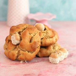HippoNella| Masa de vainilla con relleno de crema de avellana y barquillo crujiente