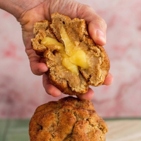 La Torrijita | Masa de vainilla, naranja, limón y canela y relleno cremoso de natilla