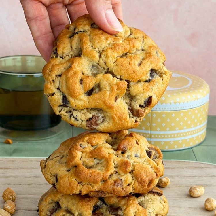 Peanut Choc NY Cookie de masa de vainilla con cacahuetes tostados, Chocolate negro y Chocolate con leche 5