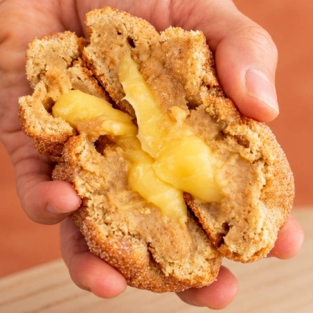 La Muertita | Cookie de pan de muerto rellena de crema de vainilla