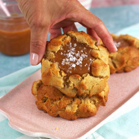 La Delicá | NY Cookie de vainilla con Caramelo Salado